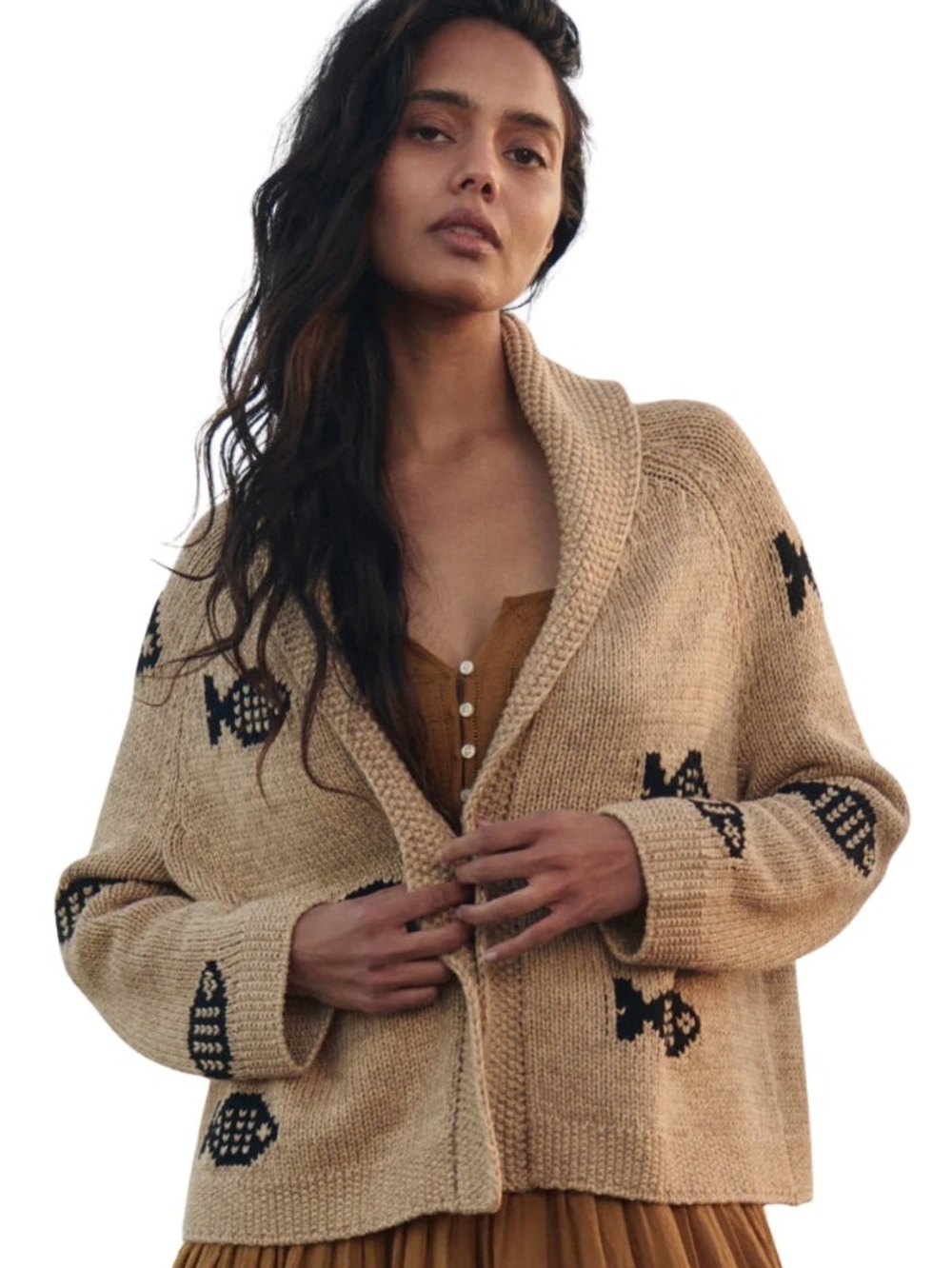 THE GREAT.
The Swimming Fish Lodge Cardigan